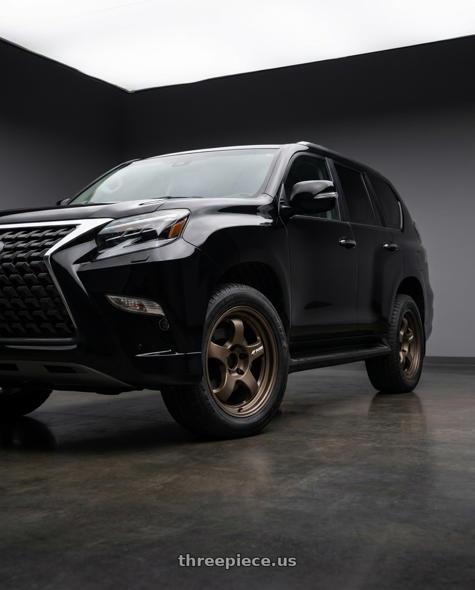 2021 Lexus gx 460 with WORK Meister S1 SUV 6x139.7 18x9+18 Matte Bronze wheels