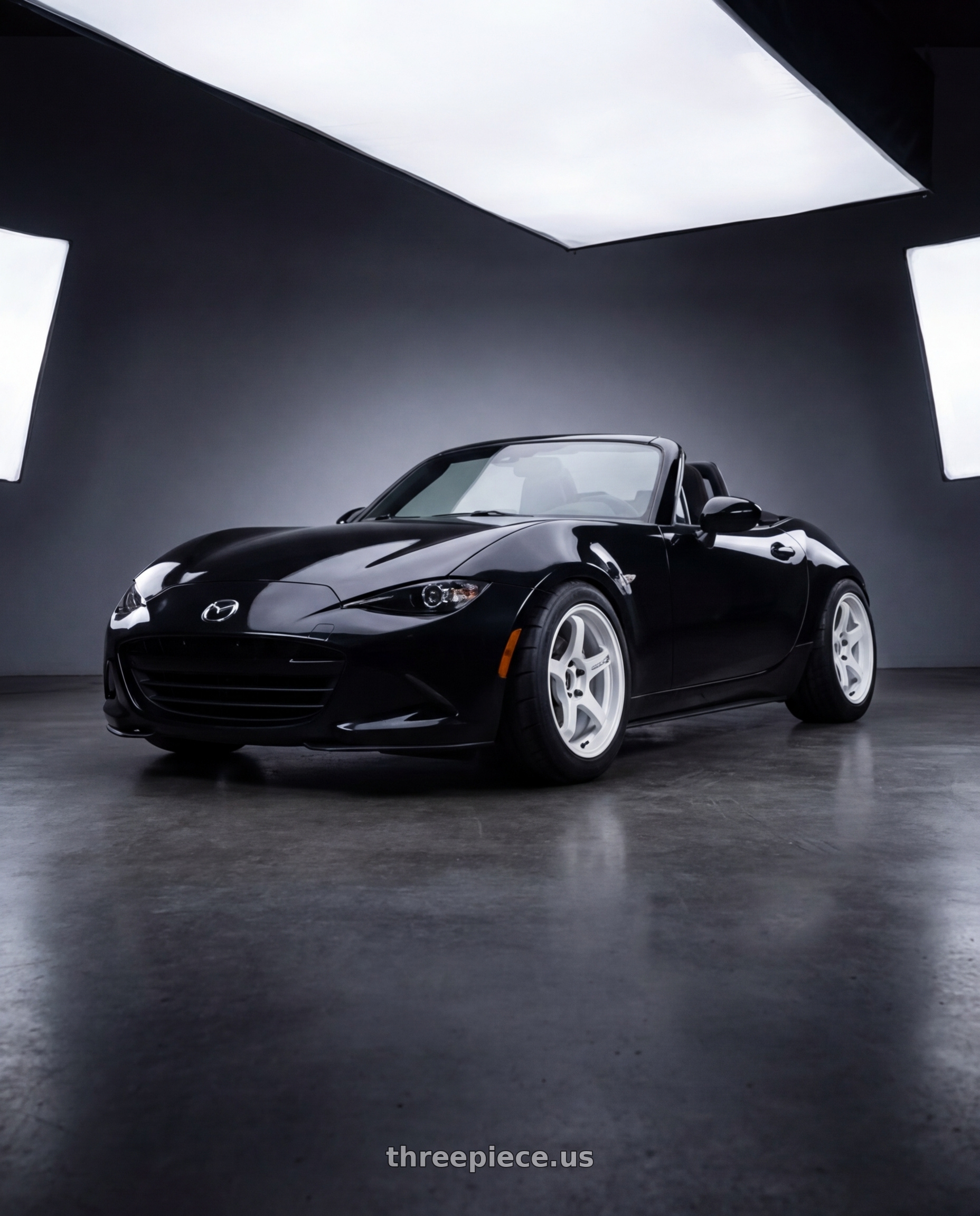 2020 Miata ND with Advan Racing GT BEYOND 5x114.3 17x8.0 +37 RACING WHITE wheels