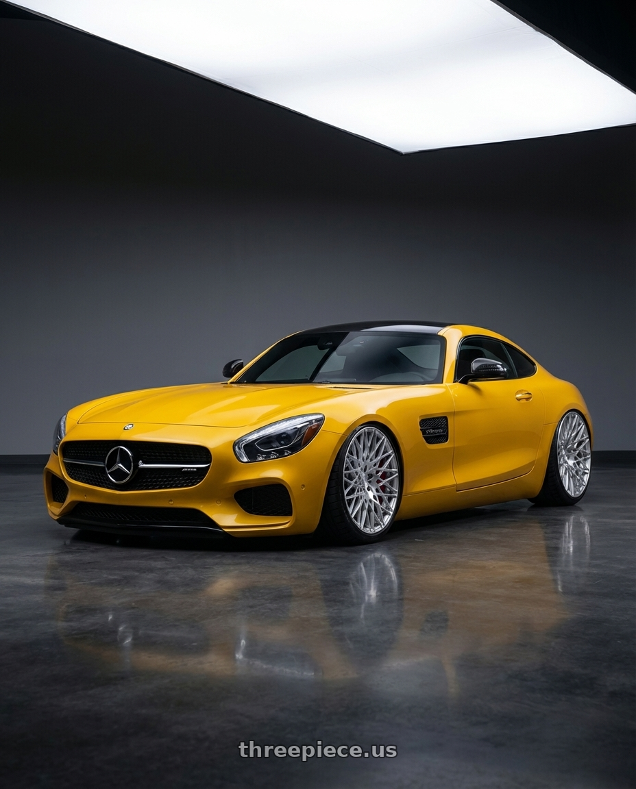 2019 Mercedes-Benz AMG GT with Avant Garde Wheels M540 5X112 20x9 +32 Silver Machined wheels