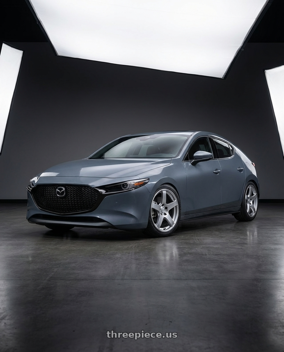 2023 Mazda Mazda3 Turbo with Ssr Gtv01 5x114.3 18x8.5+40  GLARE SILVER wheels