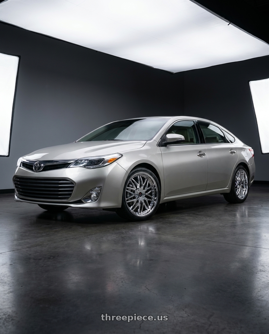 2013 toyota avalon with Cavallo CLV-46 4x100/4x114.3 18x8 +35 Nano Chrome wheels