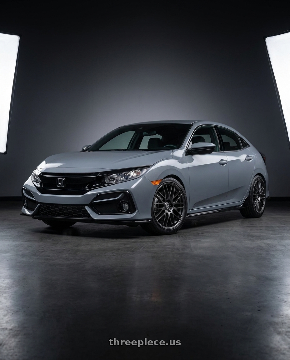 2021 Honda Civic Type R with Enkei EKM3 442 5x120 18x8+42 Gun Metal wheels