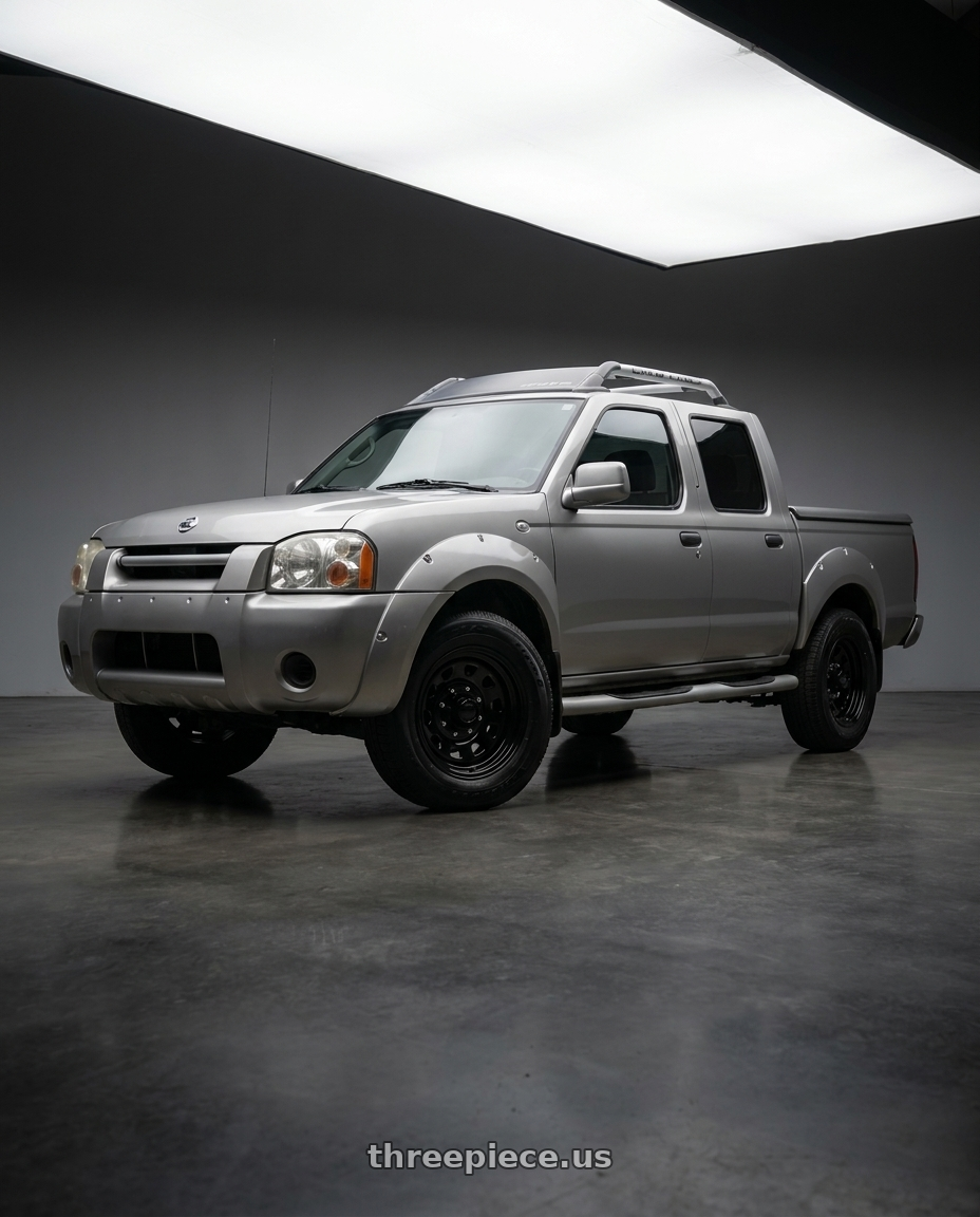 2001 Nissan frontier se v6 with Vision HD 84H 6x139.7 15x7-6 Gloss Black wheels