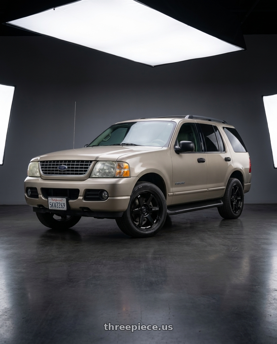 2004 ford explorer XLT with Enkei T6R 5x114.3 18x8.5+38 Gloss Black wheels