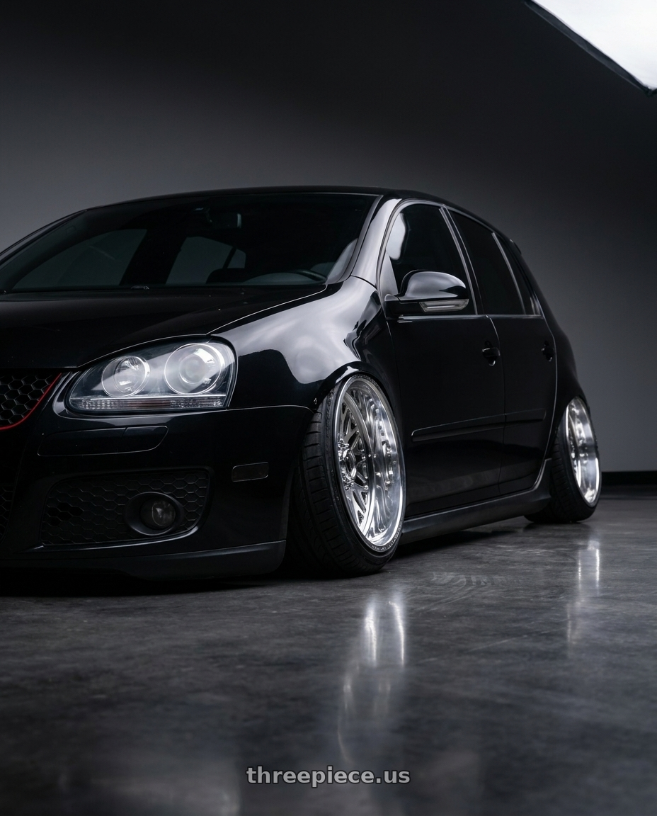 2008 Volkswagen Golf GTI with Fuel Forged FF109 5x150 20x9 +0 POLISHED wheels