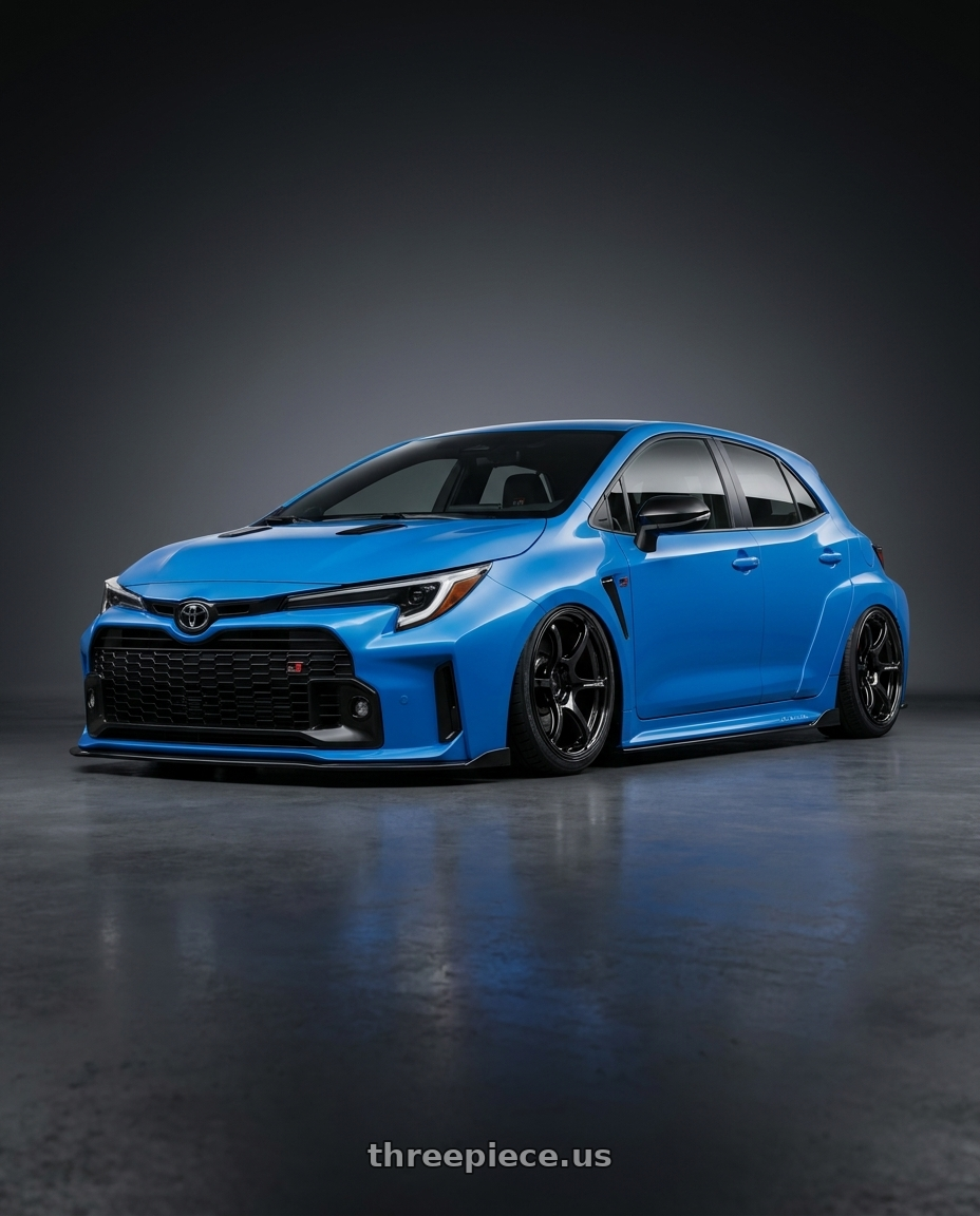 2024 Toyota GR Corolla with Advan RGIII 5x114.3 18x9.0+25 Gloss Black wheels