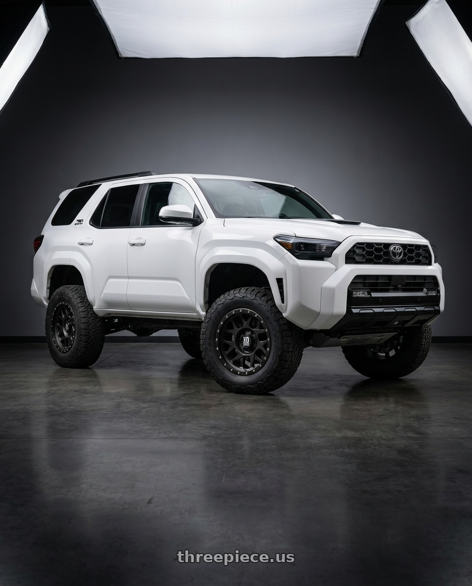 2022 Toyota 4Runner with XD XD127 BULLY 6X139.7 20X9 +18 SATIN BLACK WITH REINFORCING RING wheels