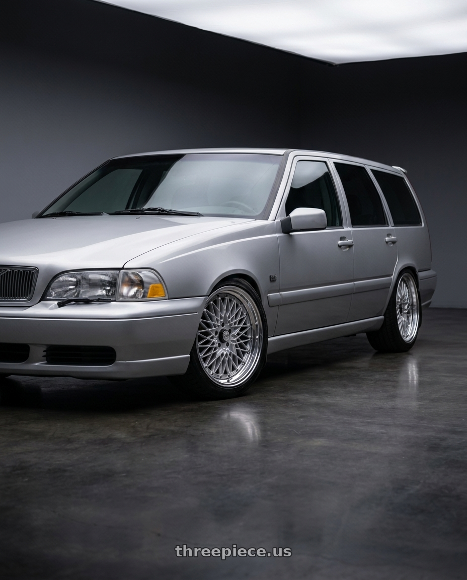 1998 Volvo v70 glt silver with SSR Formula MESH 5x108 18X7.5+43 SL Disk Fm Silver wheels