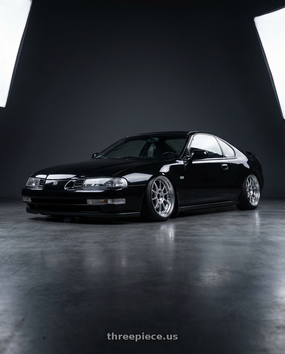1993 Honda Prelude 4  with SSR Professor SP5R 4X100 17X8.5+26 NR Disk High Bright Silver wheels