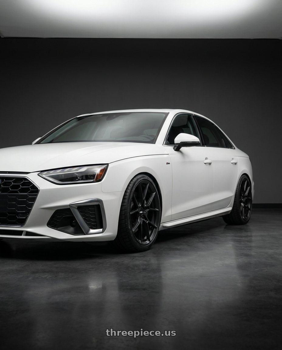 2020 Audi A4 Premium with Rotiform RC199 KPR 5X112 19x8.5 +45 SATIN BLACK wheels