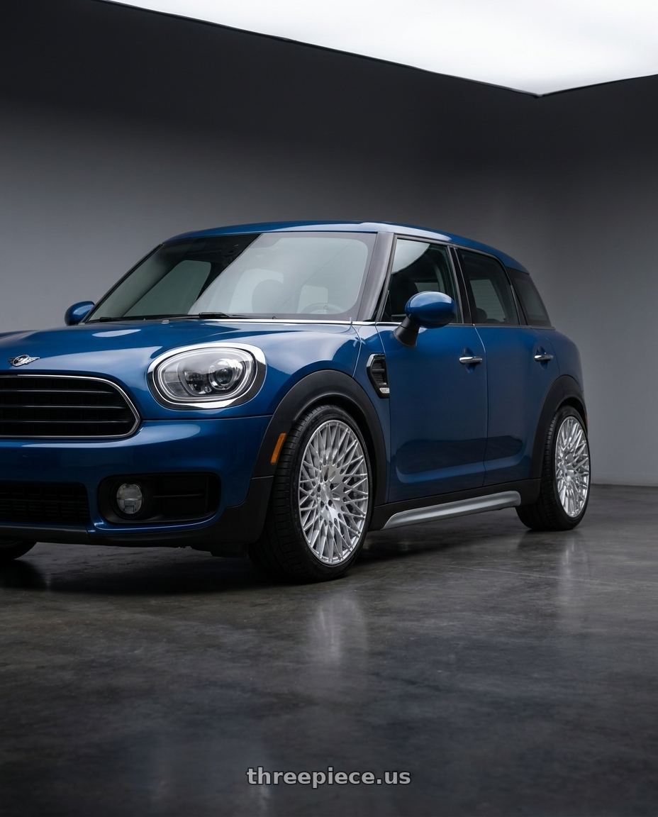 2018 Mini Countryman with Avant Garde Wheels M540 5X100 18x8 +30 Silver Machined wheels