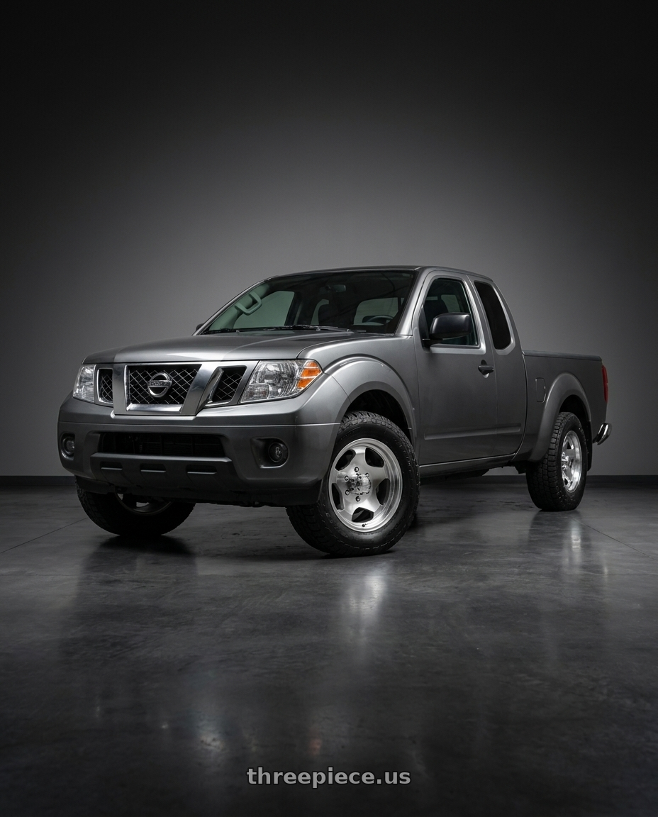2021 Nissan Frontier SV with Ultra 51K 6x114.3 16x8 +25 Machined with Clear Coat wheels