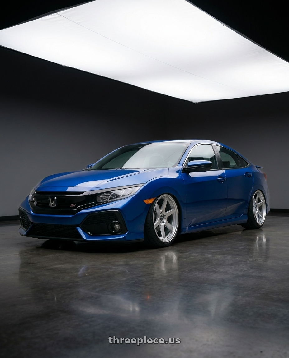 2018 Civic Si with ESR Wheels APEX SERIES AP6 5x114.3 19x9.5 +35 Hyper Silver wheels