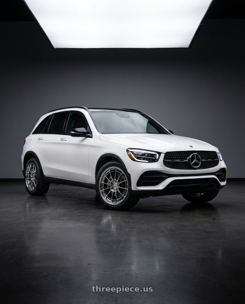 2022 Mercedes GLC300 with Enkei NT03+M 5x114.3 18x9.5+40 SBC wheels