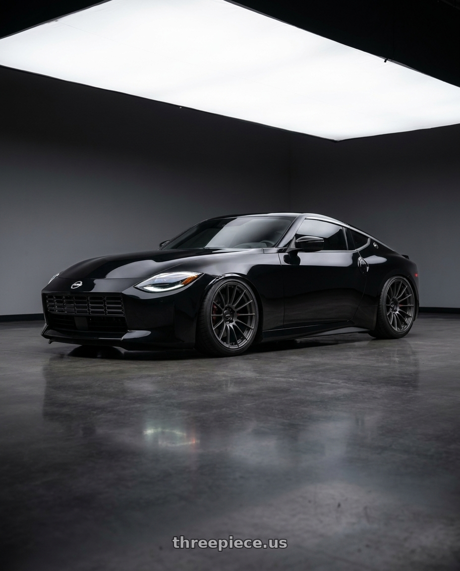 2025 Nissan Z with Enkei RS05-RR 5x114.3 20x11+15 Matte Gunmetal wheels