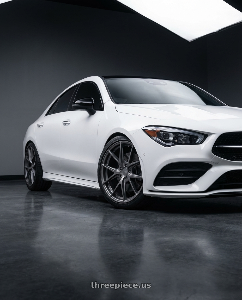 2023 Mercedes-Benz CLA C118 with Niche 1PC M116 MISANO 5X112 19X9.5 +35 MATTE GUN METAL wheels