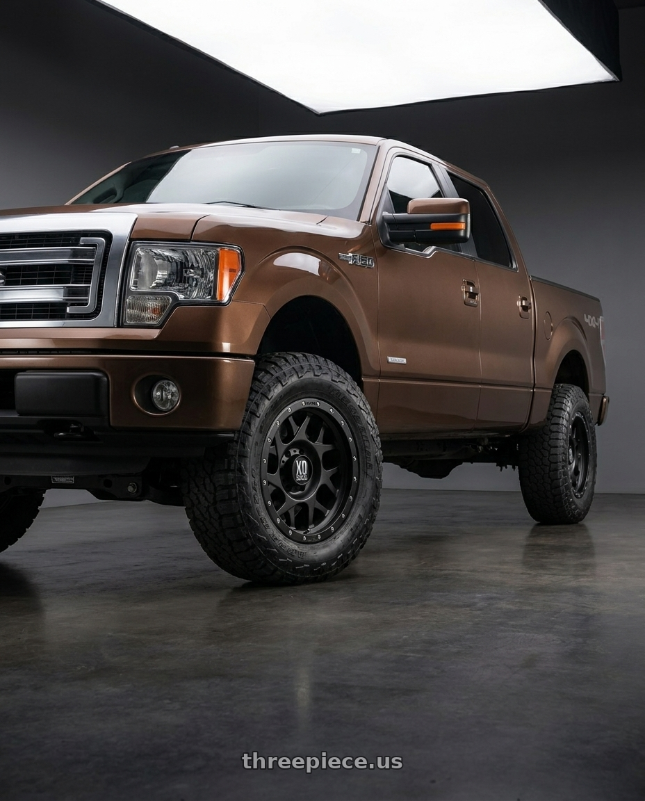 2013 Ford F-150 with XD XD127 BULLY 6X135 20X9 +0 SATIN BLACK WITH REINFORCING RING wheels