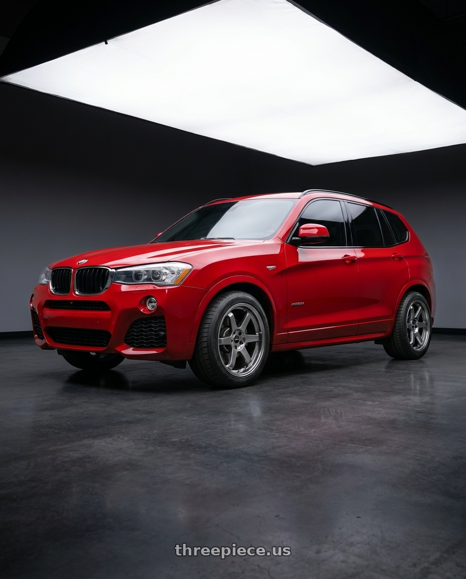 2017 x3 Msport with Vors TR37 5x120 19x9.5 +22 Hyper Black wheels