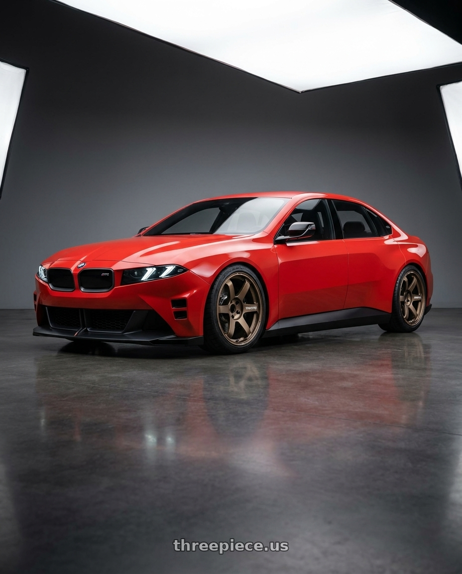 2027 bmw im3 with Volk Racing TE37 SAGA S-PLUS 5x114.3 19x10.5 +15 BRONZE wheels