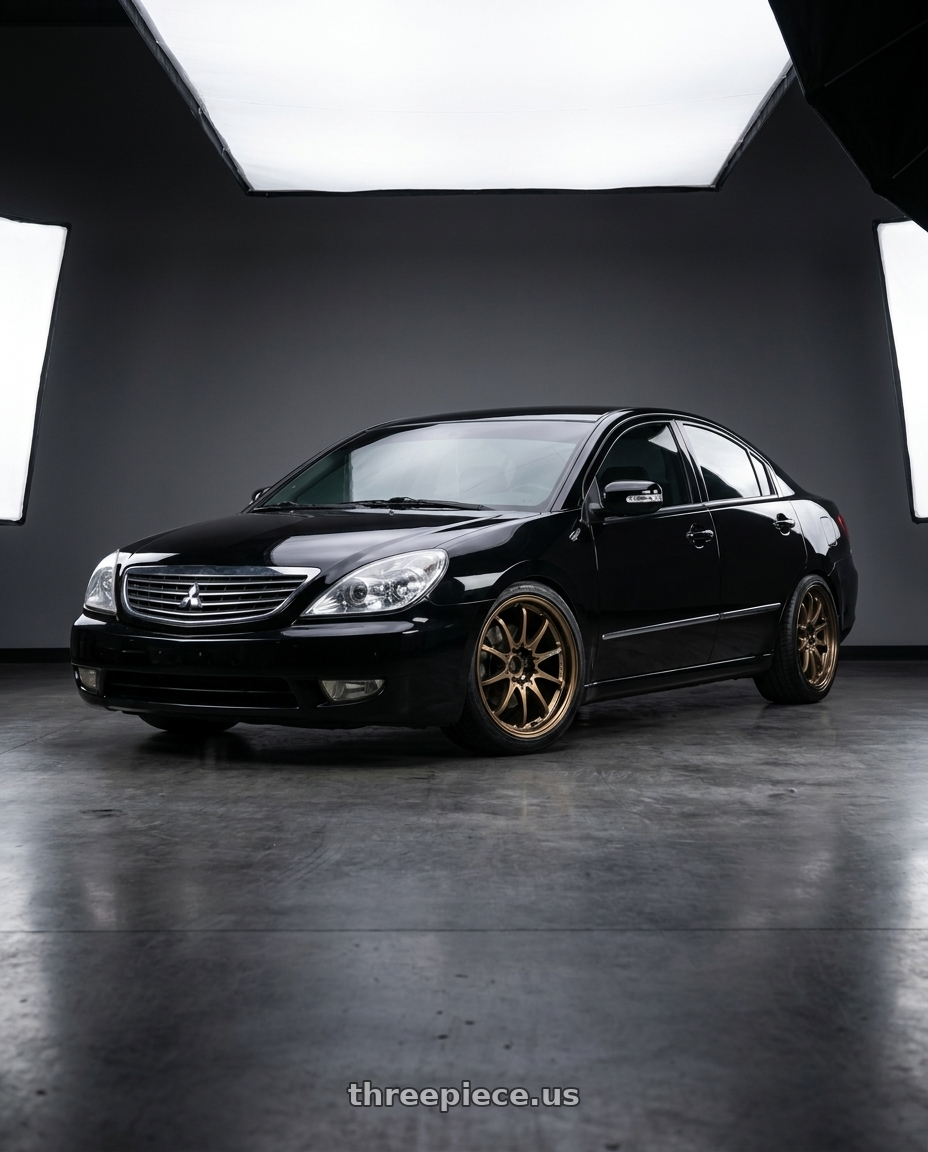 2009 mitsubishi galant grunder Taiwan with Volk Racing CE28N-PLUS 5x120 18x9.5 +38 SHINING BRONZE METAL wheels