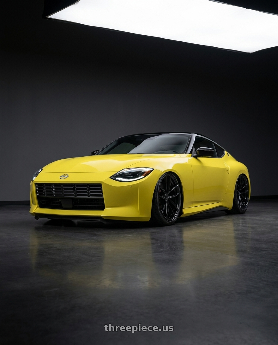 2024 Nissan Z with Avant Garde Wheels M520R 5X114.3 19x8.5 +35 Gloss Black wheels