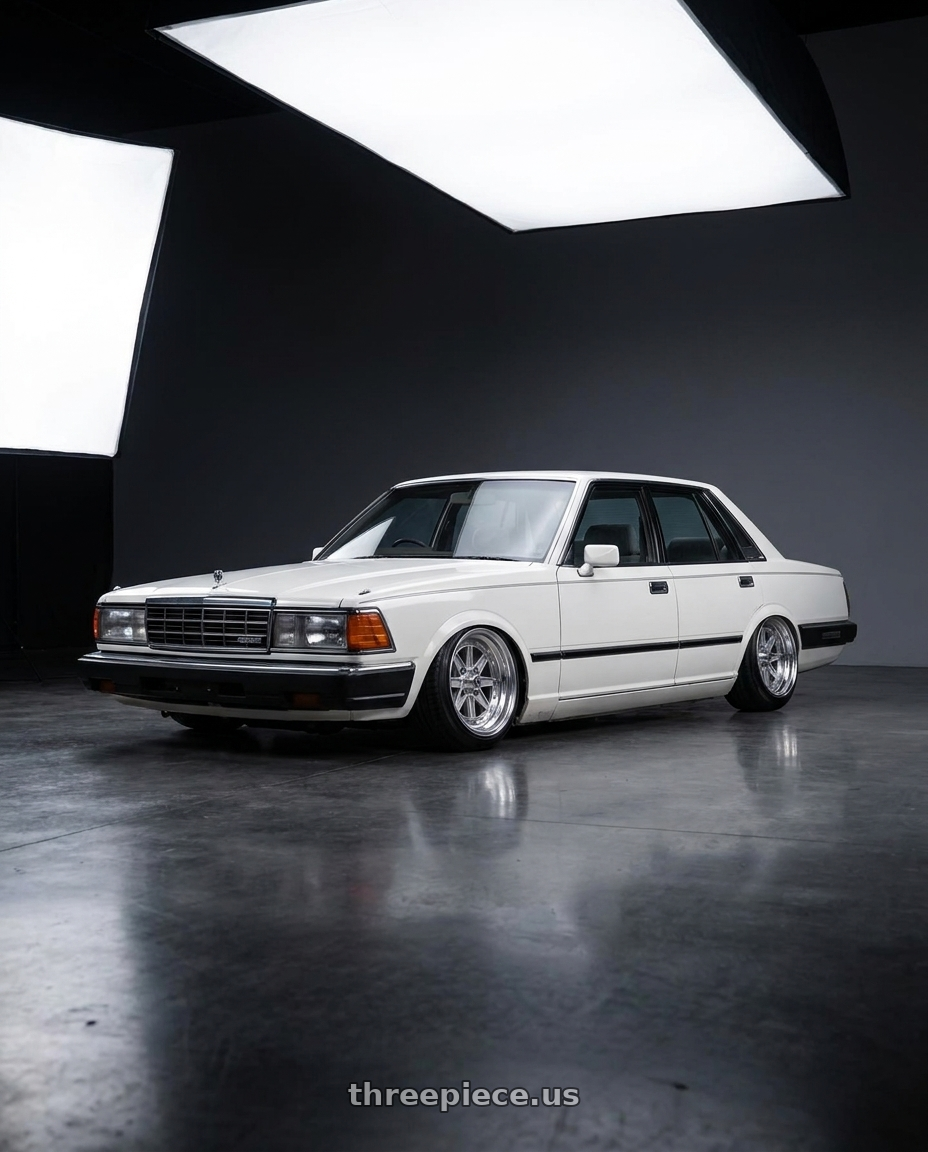 1983 Nissan 280c with Speed Star Mk-III 4x100 13X8.5+-9  Silver wheels