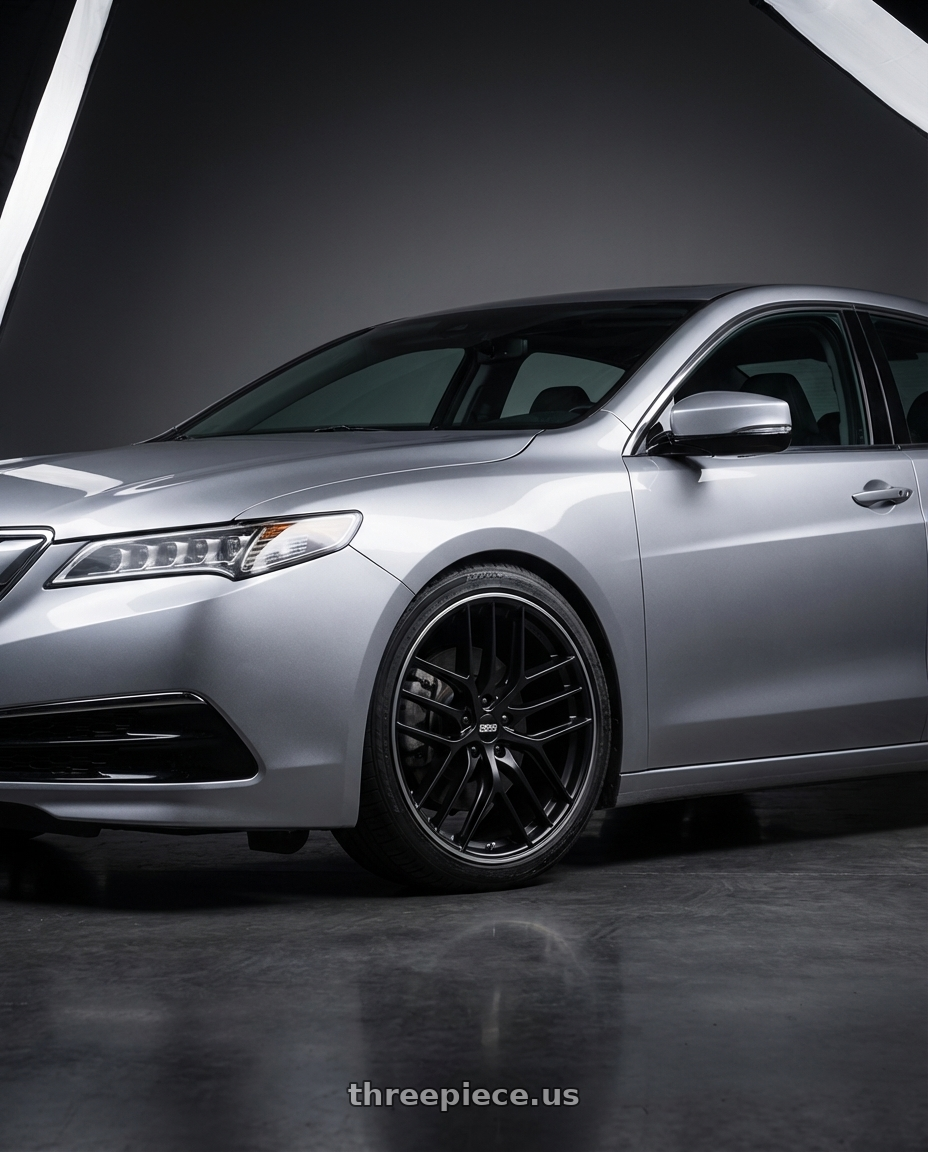 2019 Acura TLX with BBS CC-R 5x114.3 19x8.5+30 Satin Black wheels