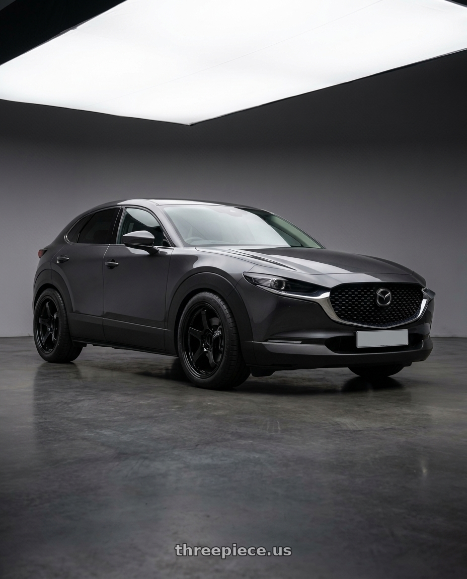 2020 mazda cx30 with Advan Racing GT PV 5x120 19x8.5 +47 RACING GLOSS BLACK wheels