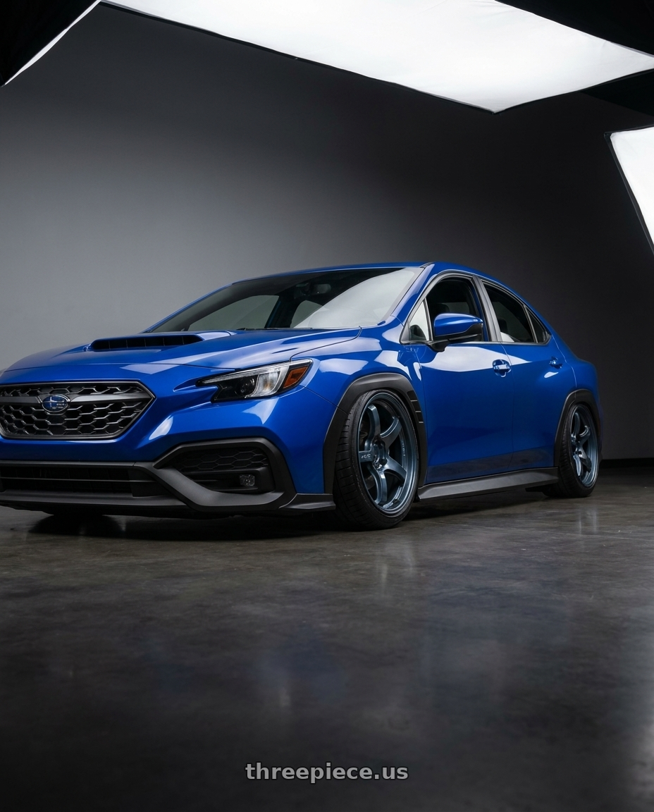 2024 Subaru WRX with Gram Lights 57CR 5x114.3 19x9.5+25 Gunblue II wheels