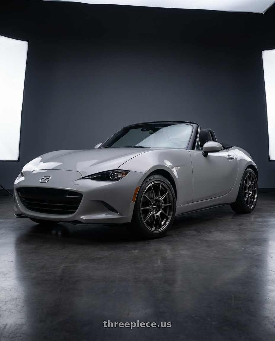 2026 Mazda mx5 Miata grand with WedsSport TC105X 4x100 17x7.5+38 EJ Titan Face: F wheels