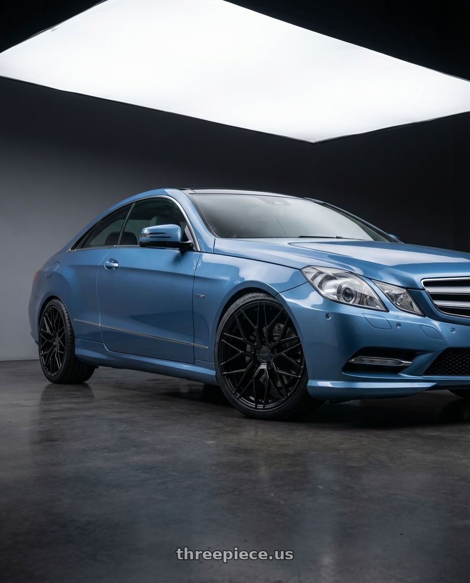 2014 Mercedes-Benz E-Class Coupe C207 with Avant Garde Wheels M520R 5X112 19x9.5 +40 Gloss Black wheels
