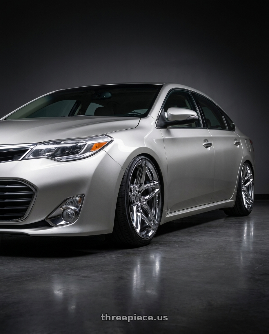 2013 toyota avalon with Heritage Wheel EBISU MonoC 5x114.3 18x8.5+35 Chrome wheels
