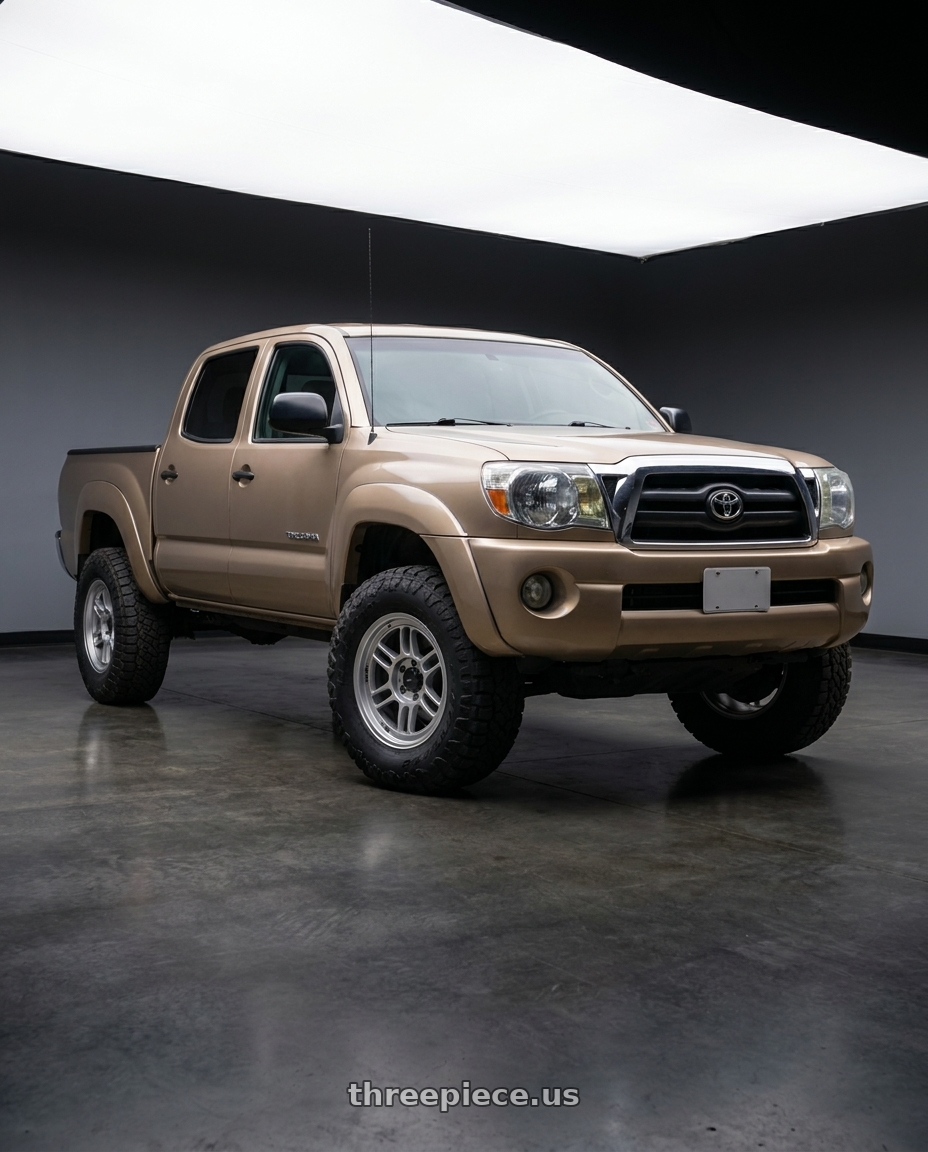 2007 TOYOTA TACOMA with Enkei RPT1 6x135 17x9+12 Silver wheels