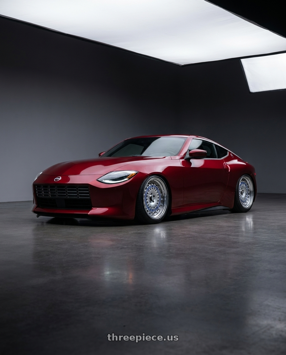2024 Nissan Z Performance with FORMULA AERO MESH 5x114.3 19X9.5+30 NR Disk Titan Silver wheels