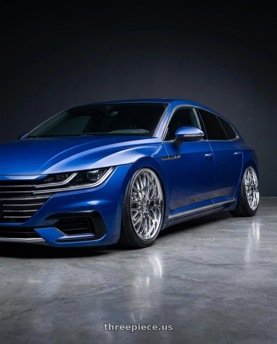 2021 VW Arteon with Cray MANTA 5X120.65 18X9 +50 CHROME wheels