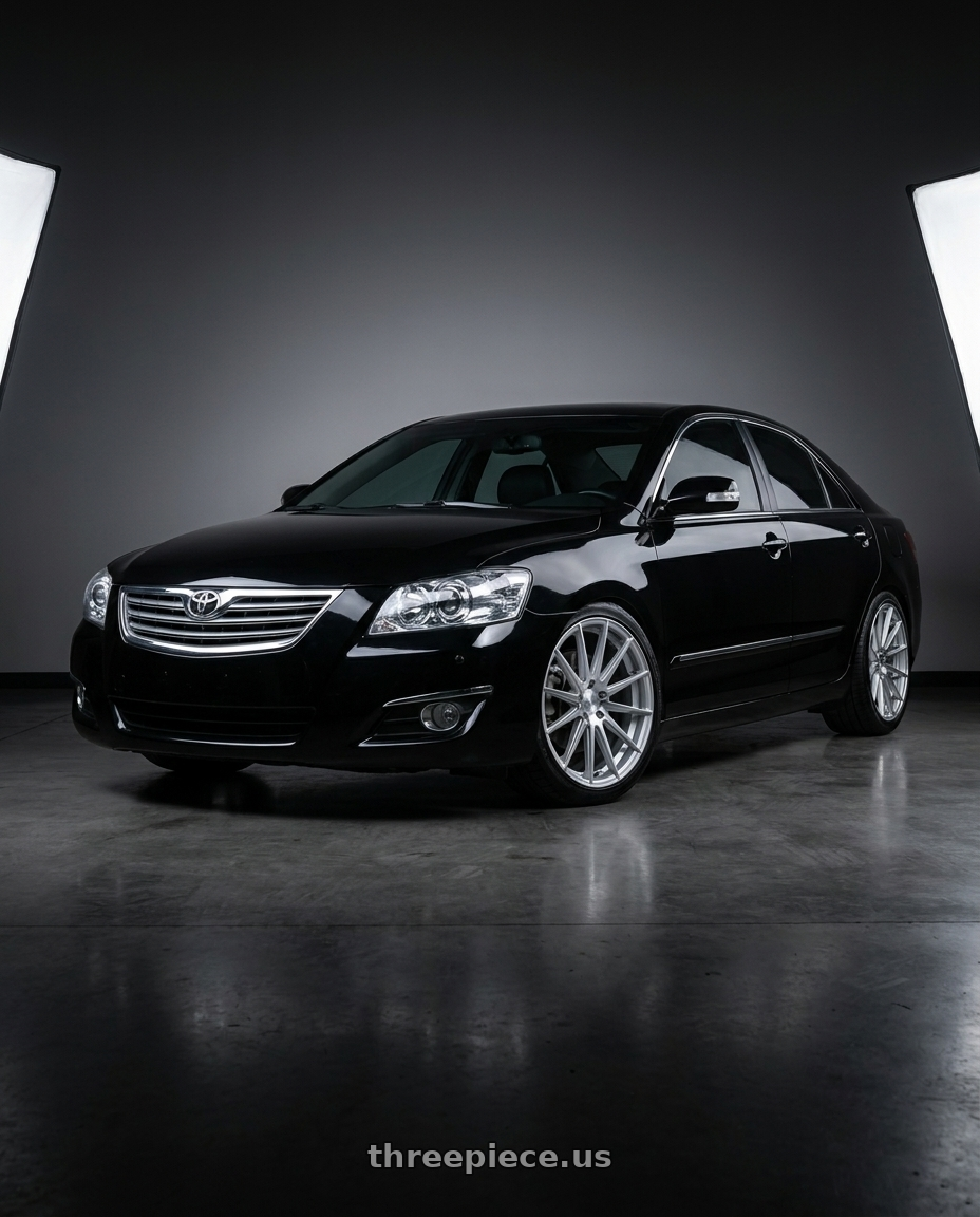 2008 CAMRY 3.5 with Avant Garde Wheels M615 5X114.3 19x9.5 +40 Silver Machine wheels