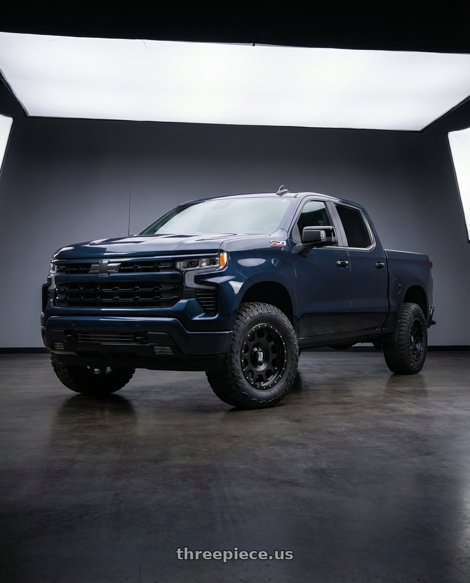 2023 Chevrolet Silverado 1500 with XD XD126 ENDURO PRO 6X139.7 20X10 -24 SATIN BLACK WITH REINFORCING RING wheels