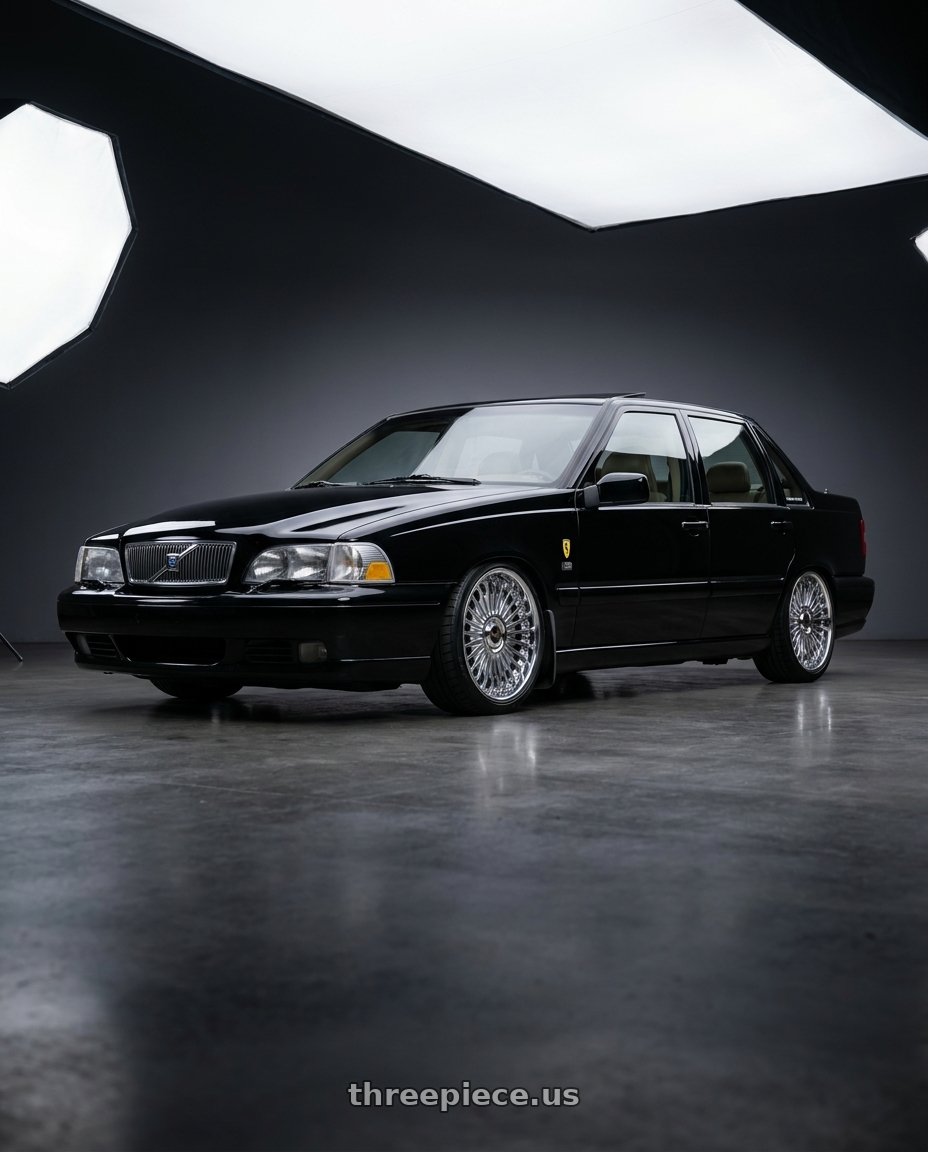 2000 Volvo s70 glt with Work Emitz Chrome 5x108 19x8.0 +45 wheels