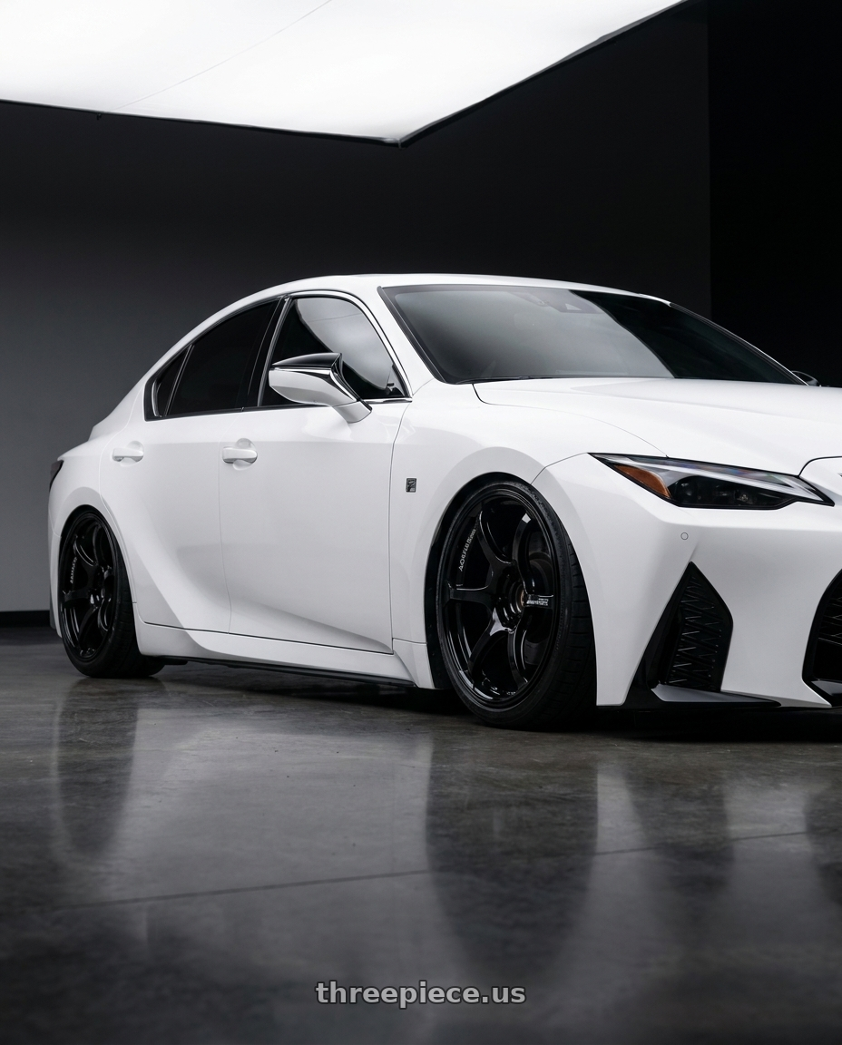 2024 Lexus IS 350 with Advan RGII 5x114.3 19x10+35 Gloss Black wheels