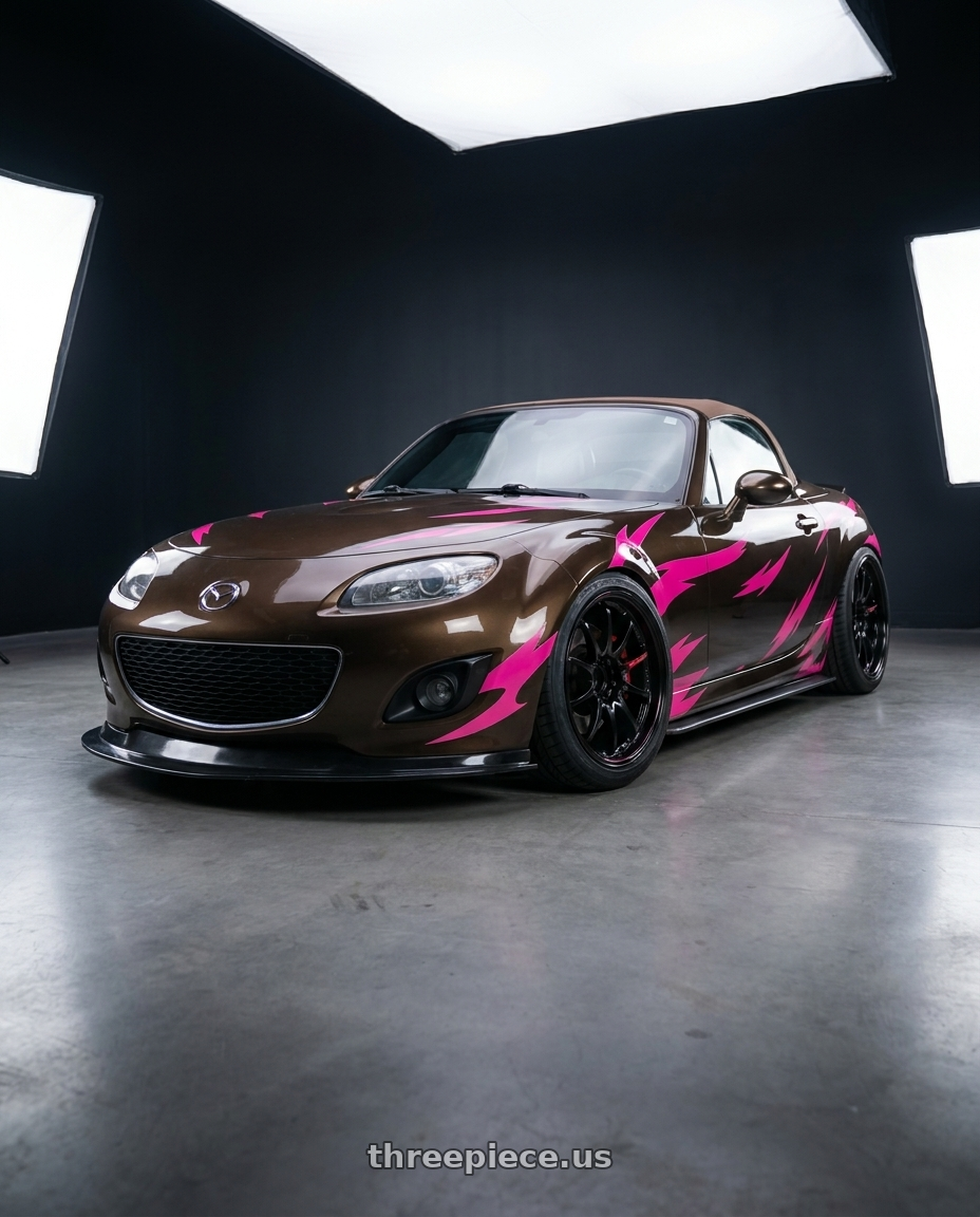 2012 Mazda miata with Volk Racing CE28 Club Racer II 5x114.3 17x9.5+45 wheels