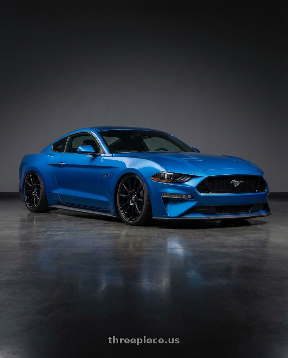 2022 Ford Mustang GT with Forgestar CF10 5x114.3 20x9.5 +29 Gloss Black wheels