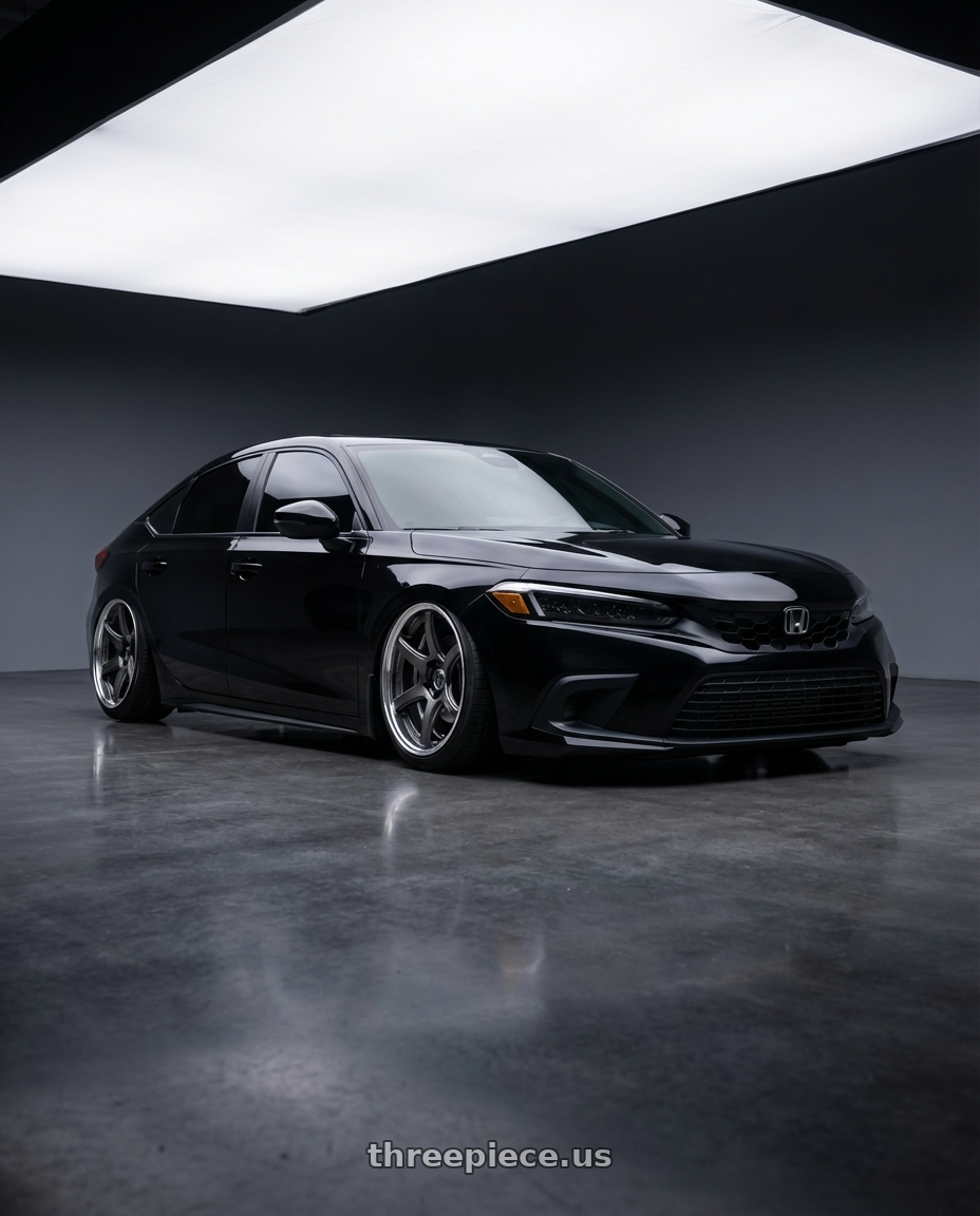 2026 Honda Civic Hatchback with Work Emotion T7R 2P wheels