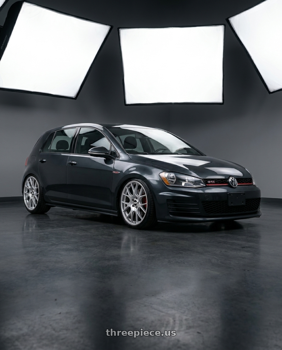 2015 Golf gti with BBS CH-R 5x112 20x8.5 +40 Brilliant Silver Polished Rim Protector wheels