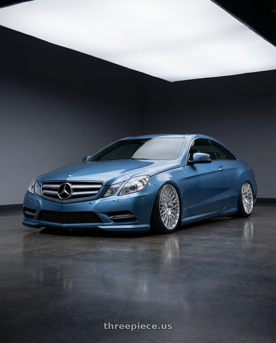 2014 Mercedes-Benz E-Class Coupe C207 with Avant Garde Wheels M540 5X112 20x9 +32 Silver Machined wheels