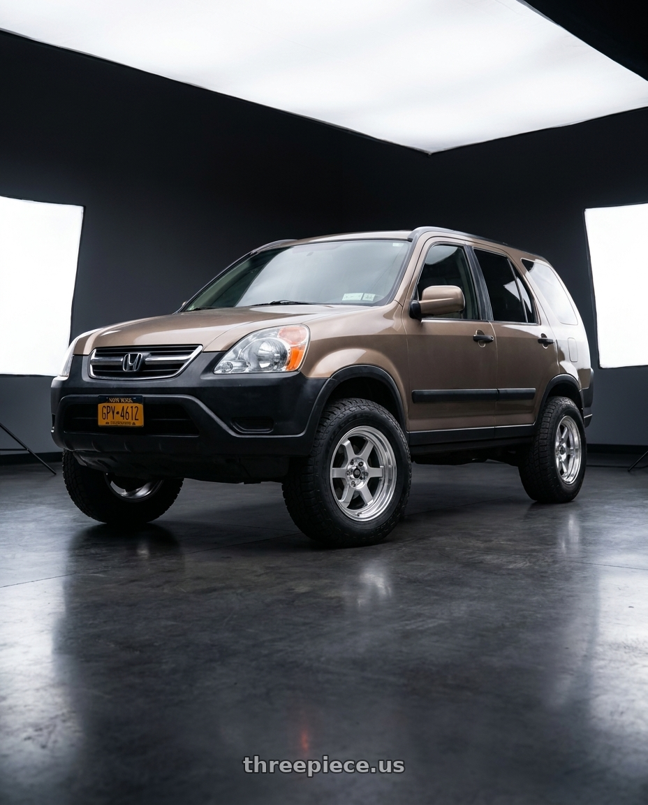 2004 Honda CRV with MST Wheels Time Attack 5x114.3 15x7.0 +20 Machined wheels