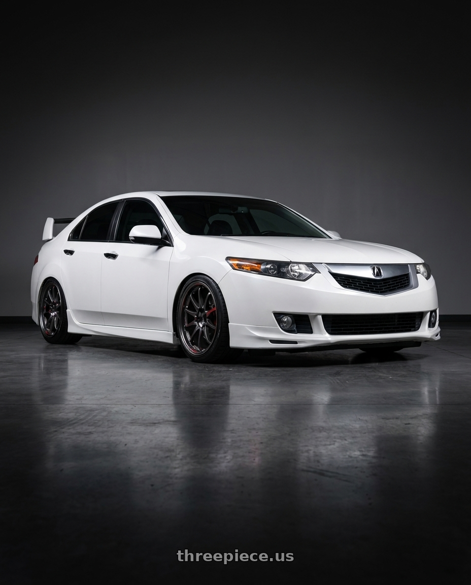 2012 Acura tsx with Volk Racing CE28SL 5x114.3 18x9.5+45 wheels