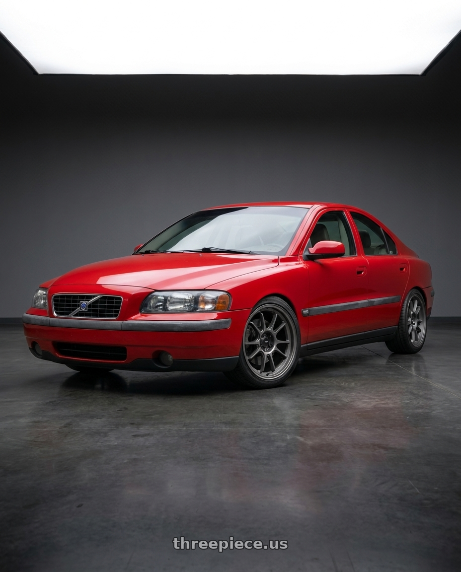 2002 Volvo s60 2.4t with Konig Hypergram 5x108 18x8.5+43 Matte Grey wheels