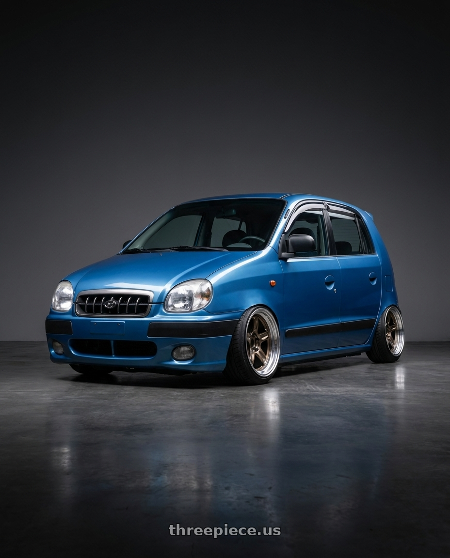 2000 hyundai atos with Volk Racing 21C SPEC-SR 5x114.3 18x9.5 +20 SHINING BRONZE METAL wheels