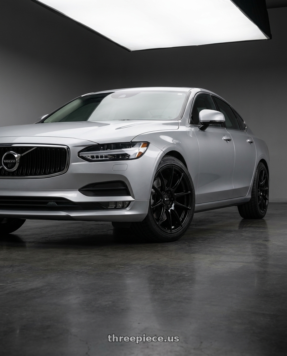 2017 volvo s90 t6 momentum with Vors TR88 5x108 20x9 +35 Gloss Black wheels