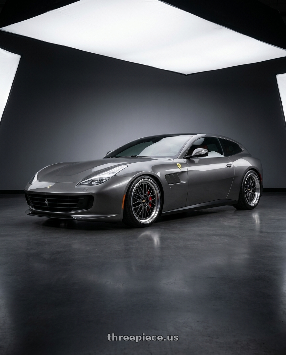 2020 ferrari gtc 4 lusso with BBS LM 5x120 21x10.0+38 Diamond Black wheels